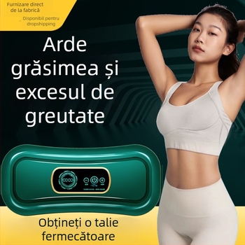 Masaj abdominal cu vibrații și compresie caldă, alimentare USB, control mecanic, a doua treaptă, până la 4 capete de masaj