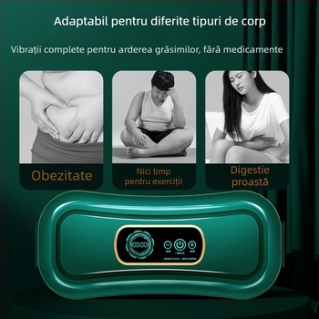 Masaj abdominal cu vibrații și compresie caldă, alimentare USB, control mecanic, a doua treaptă, până la 4 capete de masaj