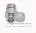 Conector țevi climatizare auto pentru compresor 96, placă de presiune, conector cu filet exterior, Bowie