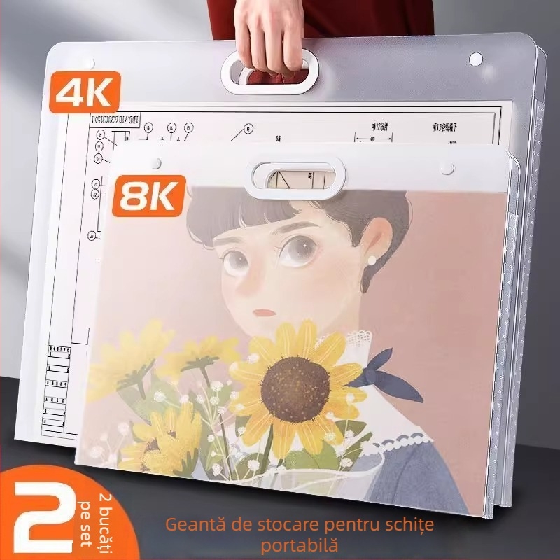 Carte de stocare pentru albumele de artă - portofoliu pentru schițe și desene, brand Friendly, model Smzsnc, material: Altul, grosime: Altul, număr de pagini: Altul