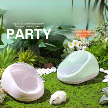 Cadă și adăpost pentru hamster – Material ABS, cuib multifuncțional pentru animale mici