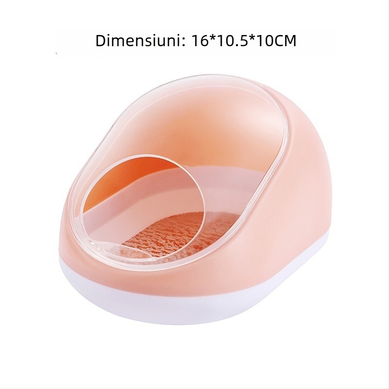 Cadă și adăpost pentru hamster – Material ABS, cuib multifuncțional pentru animale mici