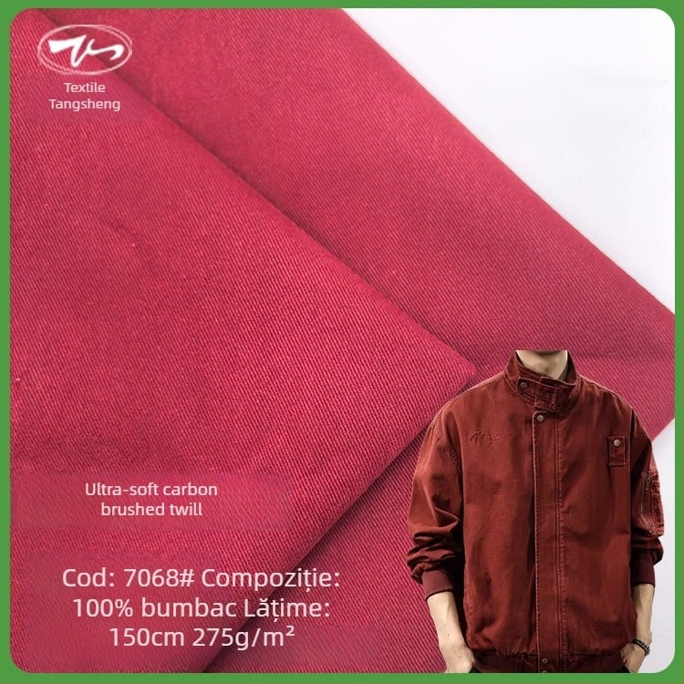 Țesătură din bumbac pentru pantaloni – 100% bumbac, vopsire, imprimare digitală alb-negru, toamnă-iarnă