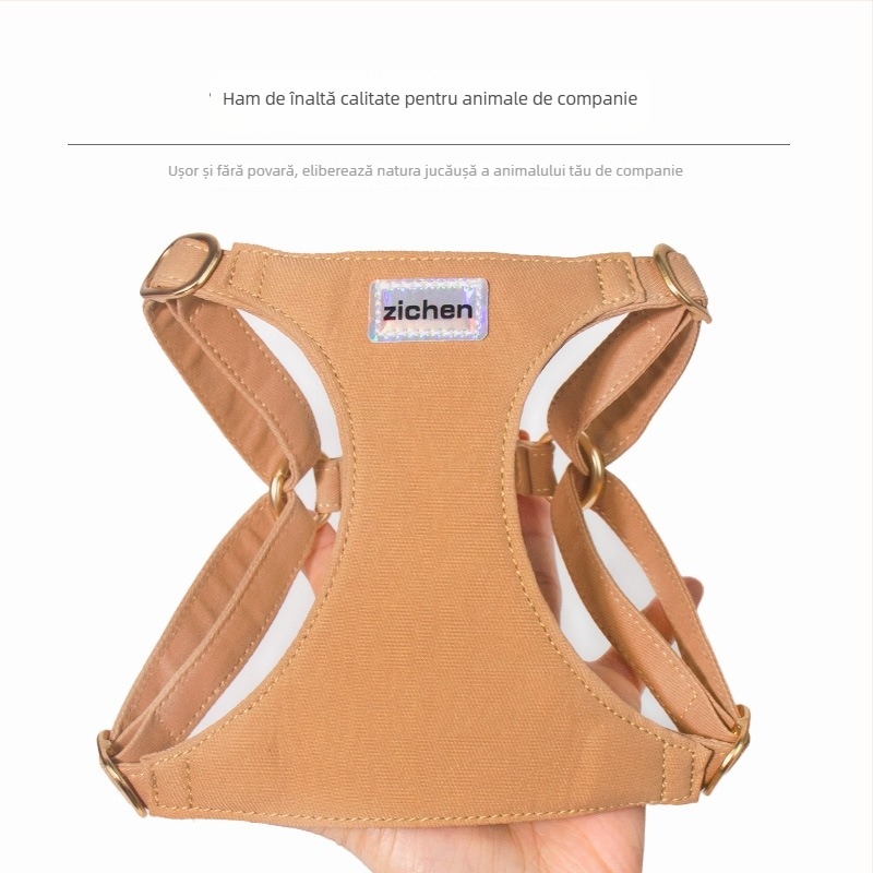 Ham pentru câine pentru plimbări — design piept-spate, curea de tracțiune non-extensibilă, marcă Support