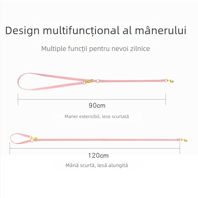 Ham pentru câine pentru plimbări — design piept-spate, curea de tracțiune non-extensibilă, marcă Support