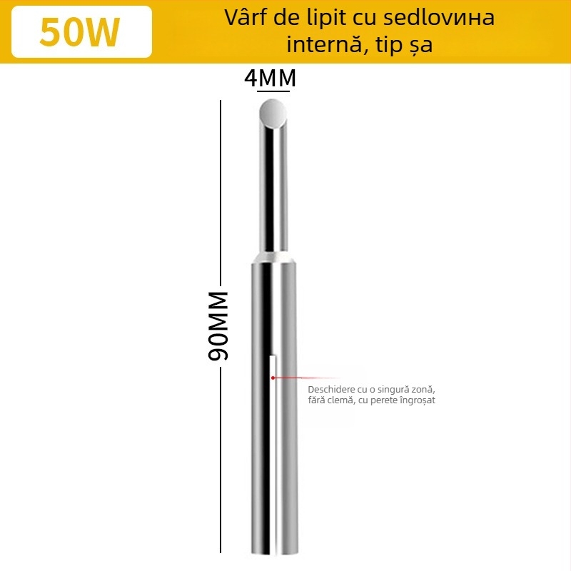 Fier de lipit cu încălzire internă, vârfuri horseshoe și flat, 35W/50W, 220V