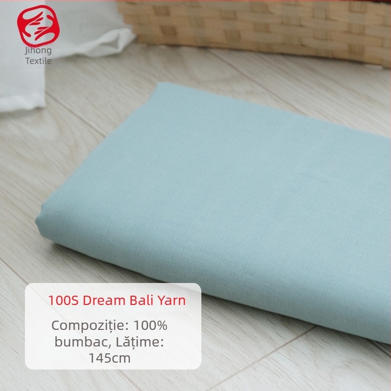 Textil Bali gauze din bumbac 100% – țesătură ușoară de vară pentru cămăși și rochii, vopsire ecologică, fără imprimeu