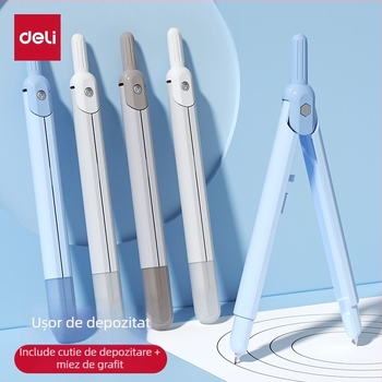 Deli VC28 compas metal pentru geometrie