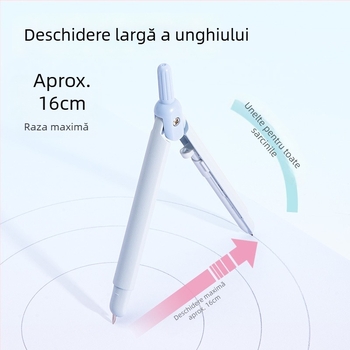 Deli VC28 compas metal pentru geometrie