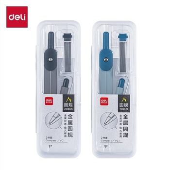 Deli VC1 creion mecanic din plastic, standard, cu compas pentru elevi, 700 buc