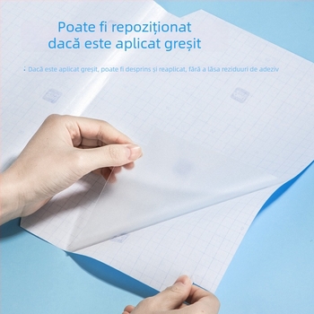 Deli 70593 Pachet cu 20 foi pentru acoperire manuale, pentru clasele 3–6, impermeabile, textură mată, husă protectoare pentru manual