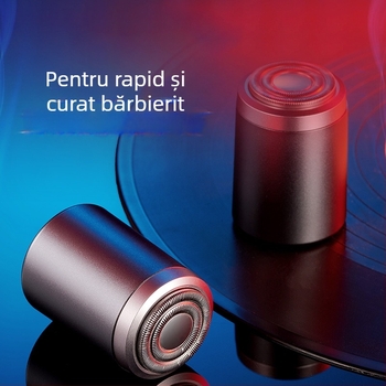 KS-Mini8 aparat de ras electric, cap rotativ, rezistent la apă, autonomie baterie de 2 ore, compact pentru călătorii