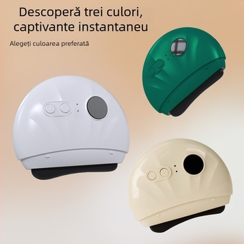 Mincerity Gs-05 Placă de Zgârierea Biastonă – Masaj electric reîncărcabil pentru față, control mecanic, temperatură reglabilă, corp ABS, baterie 500 mAh