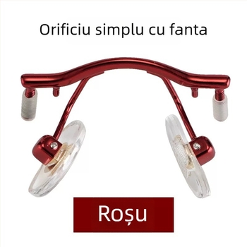 Podul nasului mijlociu din aliaj pentru ochelari fără ramă, șurub 1.8 cu dop din cauciuc, compatibil cu găuri unice și găuri duble universale