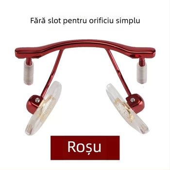 Podul nasului mijlociu din aliaj pentru ochelari fără ramă, șurub 1.8 cu dop din cauciuc, compatibil cu găuri unice și găuri duble universale