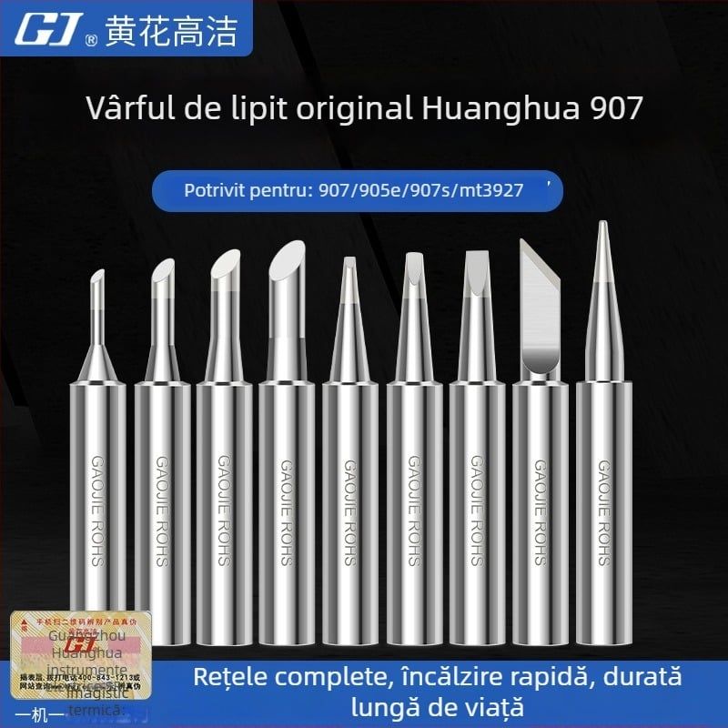 Vârf de lipire fără plumb, Yellow Flower, substrat din cupru, 60W, seria GJ907T2C