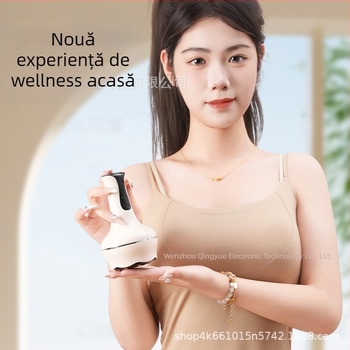 Mașină All-in-One pentru scraping și cupping, cu perie Meridian, alimentare USB, model Bb-005, corp ABS, baterie 1200mAh, viteză variabilă continuă