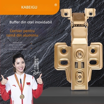 Balama ușă cu ramă din aluminiu pentru ușă de sticlă (oțel inoxidabil; finisaj lustruit; brand Cabegu, yabailong)