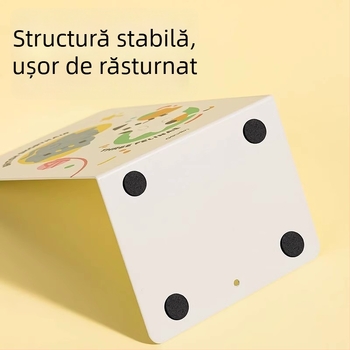 Deli TB650 suport metal pentru cărți de birou, design desen animat drăguț, 750 g