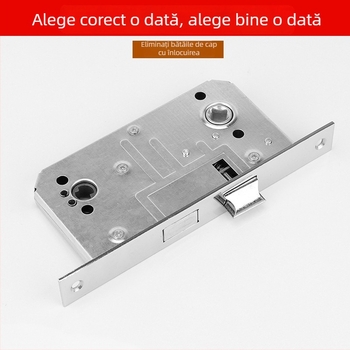 Mâner pentru ușă de incendiu, din oțel inoxidabil/fier, CB-SIA, încuietoare pentru uși de incendiu și coridoare, stil modern minimalist