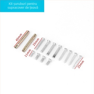 Mâner pentru ușă de incendiu, din oțel inoxidabil/fier, CB-SIA, încuietoare pentru uși de incendiu și coridoare, stil modern minimalist