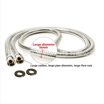 Furtun de duș ABS, certificat CUPC, diametru mare și debit mare, instalare spirală manuală, 0–80°C temperatură de lucru