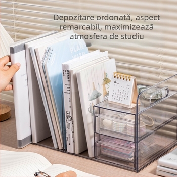 Deli PK110 Raft pentru fișiere din plastic, 3 niveluri