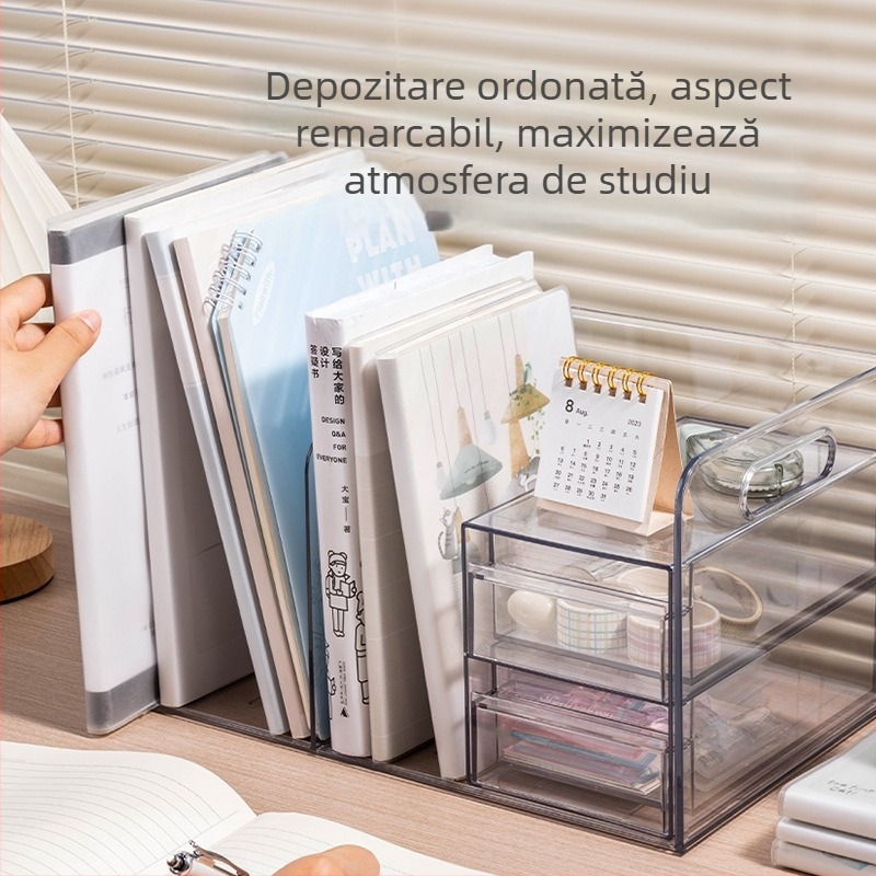 Deli PK110 Raft pentru fișiere din plastic, 3 niveluri