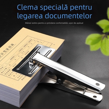 Clip din oțel inoxidabil pentru cupoane și documente contabile – Haiboxin ZD003