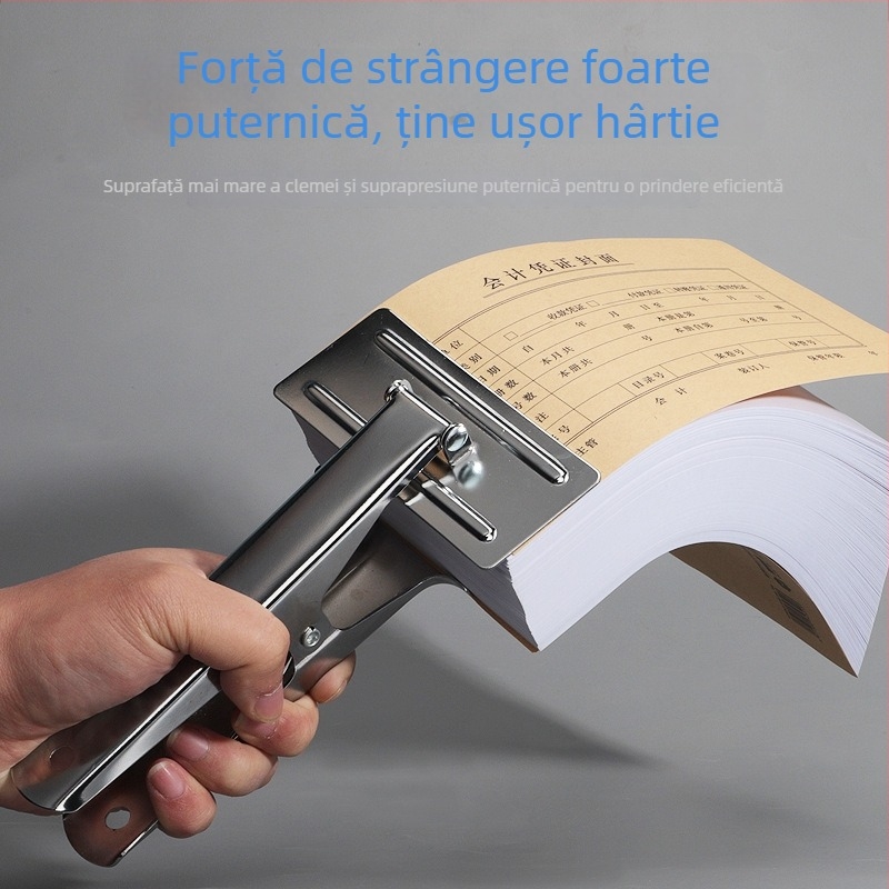 Clip din oțel inoxidabil pentru cupoane și documente contabile – Haiboxin ZD003