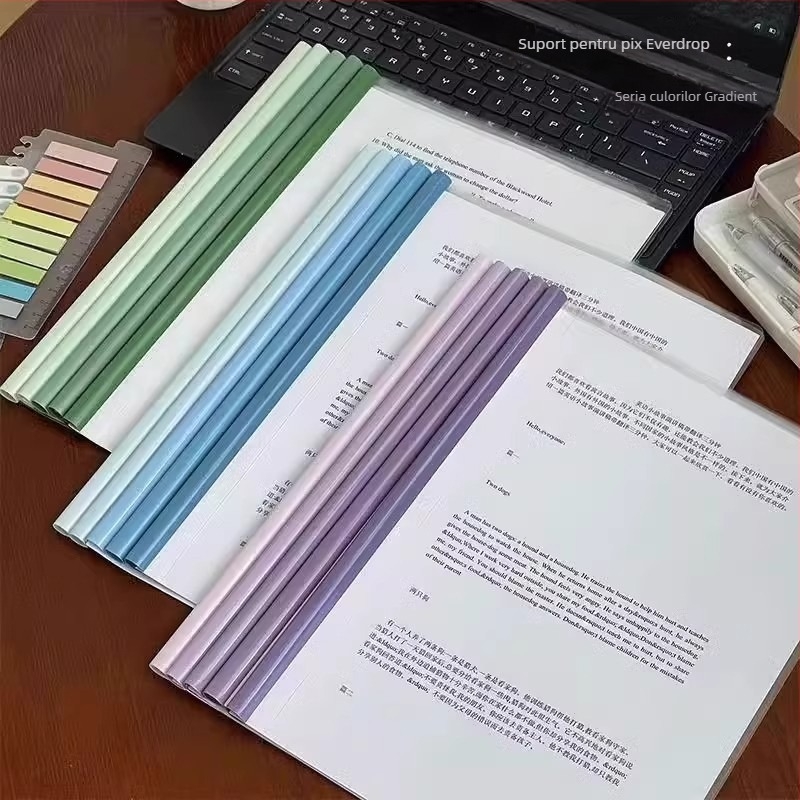 Mapă cu clemă de tragere, clip transparent, material PP, design îngroșat, logo personalizabil