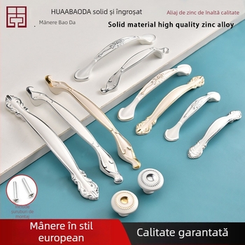 Mâner pentru dulap – Modern minimalist, aliaj de zinc, formă bară, montaj ascuns, modele 919/912/2026/2010