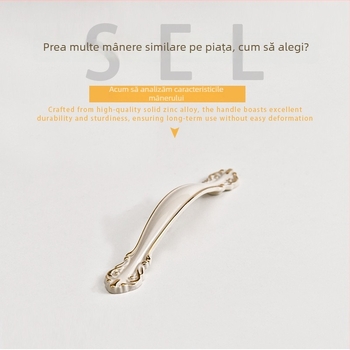 Mâner pentru dulap – Modern minimalist, aliaj de zinc, formă bară, montaj ascuns, modele 919/912/2026/2010
