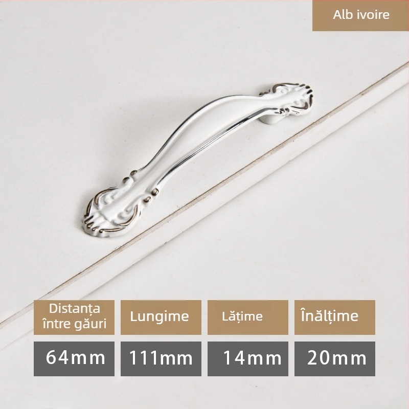 Mâner pentru dulap – Modern minimalist, aliaj de zinc, formă bară, montaj ascuns, modele 919/912/2026/2010