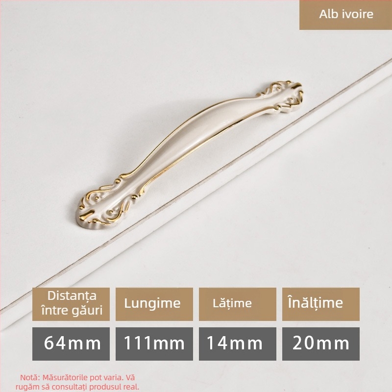 Mâner pentru dulap – Modern minimalist, aliaj de zinc, formă bară, montaj ascuns, modele 919/912/2026/2010