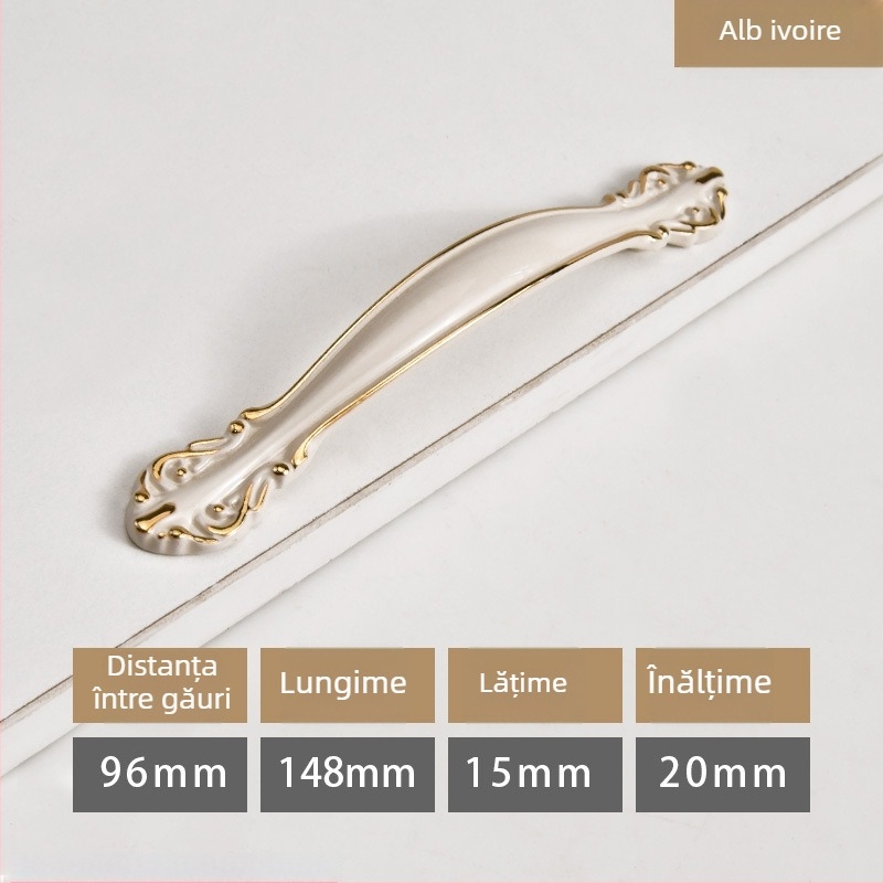 Mâner pentru dulap – Modern minimalist, aliaj de zinc, formă bară, montaj ascuns, modele 919/912/2026/2010