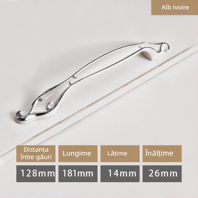 Mâner pentru dulap – Modern minimalist, aliaj de zinc, formă bară, montaj ascuns, modele 919/912/2026/2010