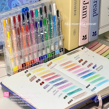 Creion colorat Geng xi, model 1069, vârf 0,8 mm, lavabil, 80 g