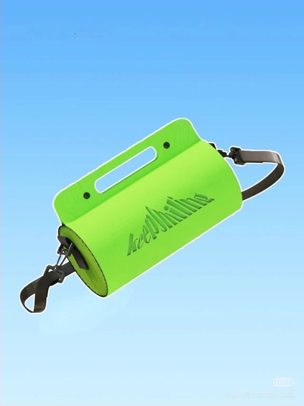 Geantă cilindrică din fetru, capacitate mare, material: fibră chimică