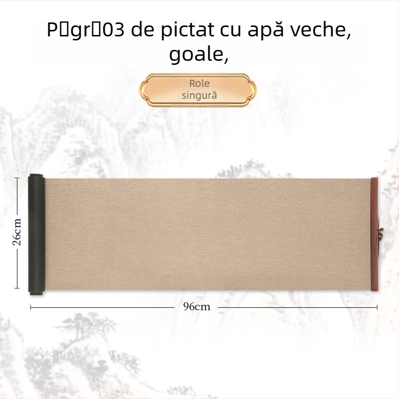 Rolă de pânză pentru scriere cu apă - din țesătură nețesută, dreptunghiulară, pentru caligrafie și pictură