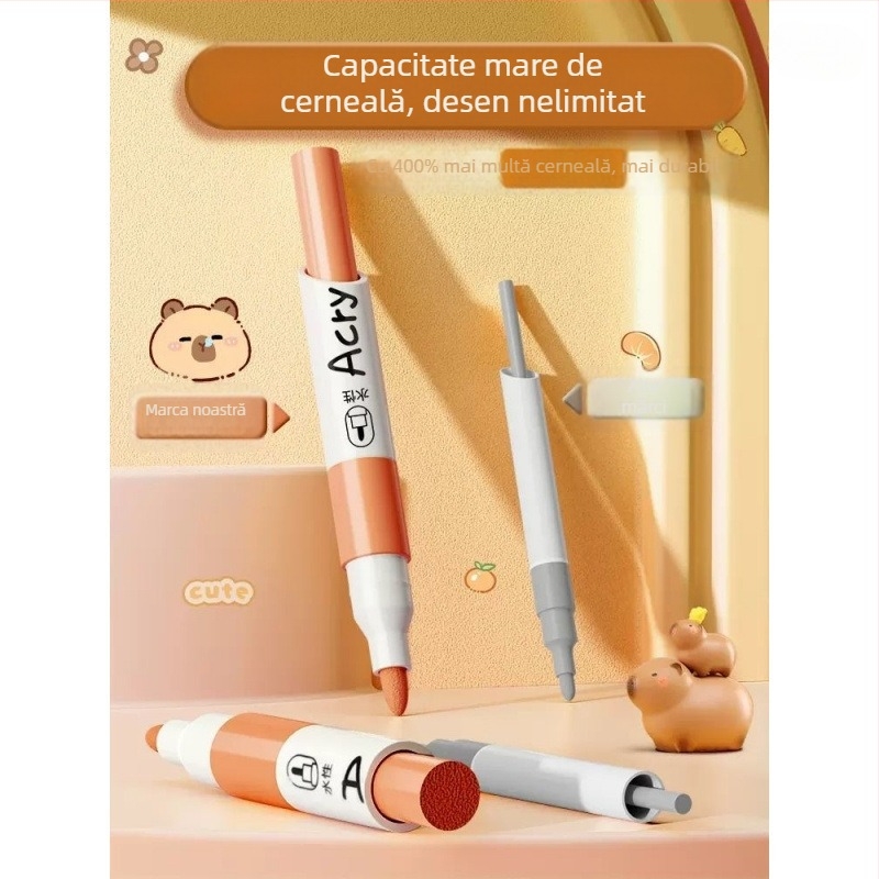 Set de markere pentru acuarelă pentru copii – lavabil, fără pătrundere, pentru grădiniță; Brand: Other, Cod produs: exXb8sZE