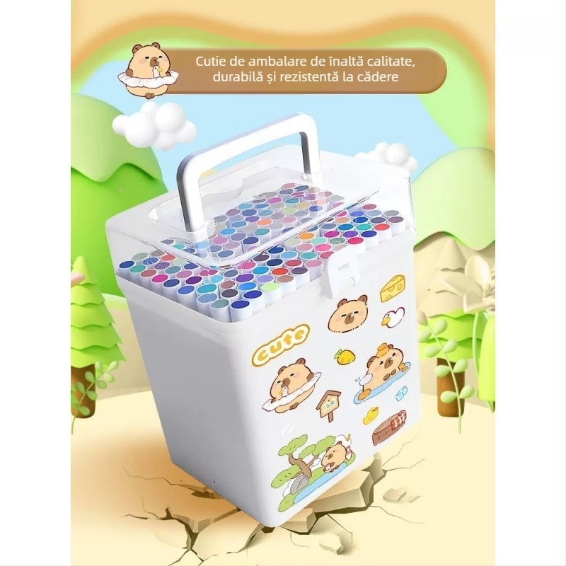 Set de markere pentru acuarelă pentru copii – lavabil, fără pătrundere, pentru grădiniță; Brand: Other, Cod produs: exXb8sZE