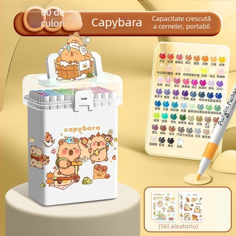 Set de markere pentru acuarelă pentru copii – lavabil, fără pătrundere, pentru grădiniță; Brand: Other, Cod produs: exXb8sZE