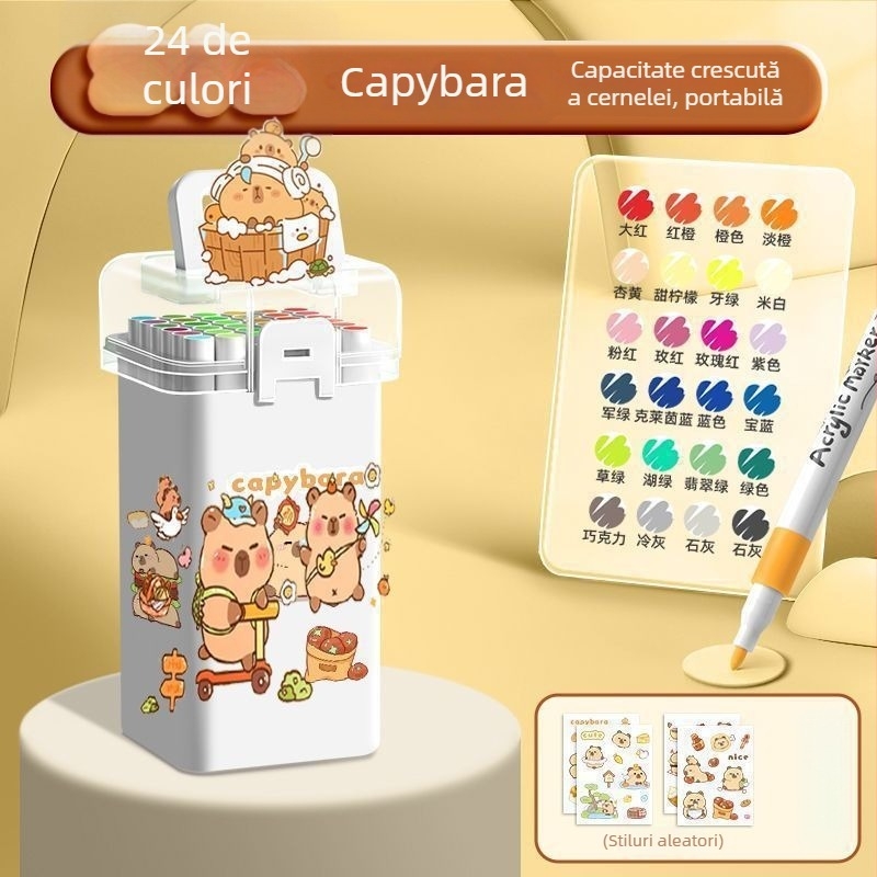 Set de markere pentru acuarelă pentru copii – lavabil, fără pătrundere, pentru grădiniță; Brand: Other, Cod produs: exXb8sZE