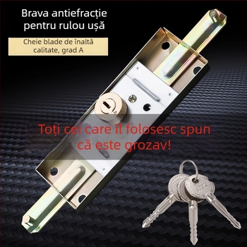 Încuietoare universală pentru uși rulante, nucleu din fier cu cupru, model Cross/Computer/Moon, deschidere centrală sau inferioară, tip: încuietoare de strângere