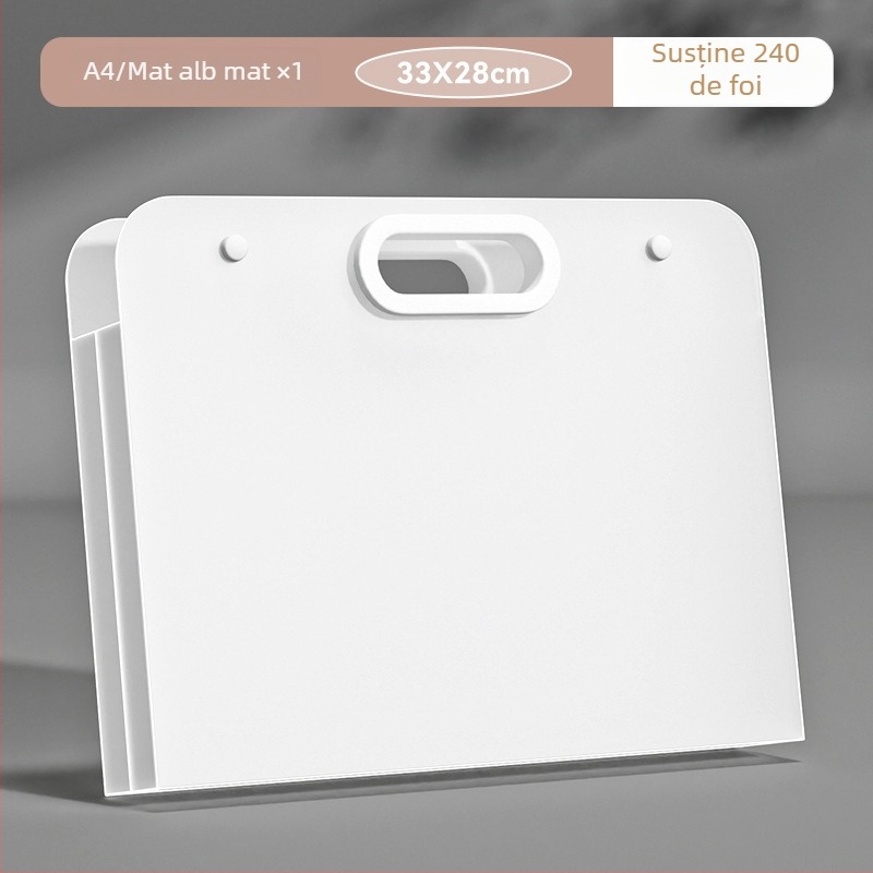 Set de depozitare pentru album de desen cu foldere pentru schițe și geantă de depozitare (Material: PP; Autorizare IP: Nu)