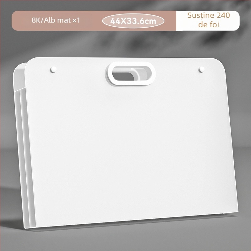 Set de depozitare pentru album de desen cu foldere pentru schițe și geantă de depozitare (Material: PP; Autorizare IP: Nu)