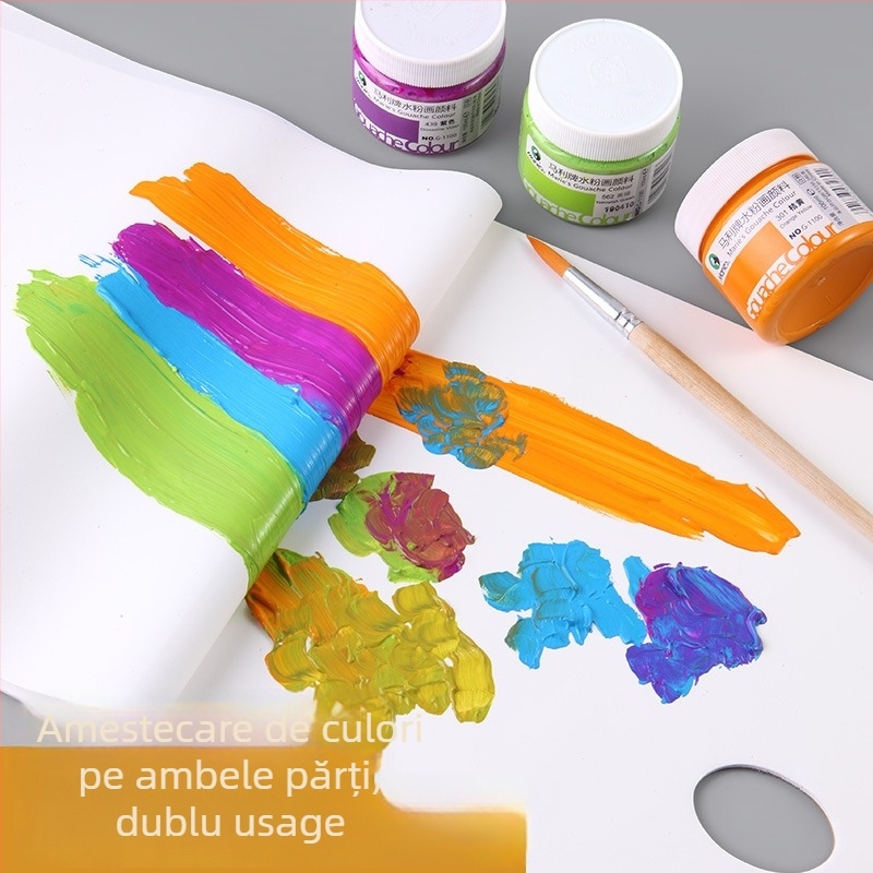 Hârtie pentru paletă de unică folosință – fără spălare, ruptă și detașabilă, pătrată, pentru ulei, acrilic și guașă