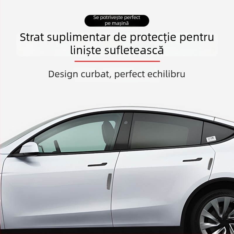 Bandă protectoare din silicon pentru marginea ușii auto, groasă și rezistentă la abraziune, model AC-715A, universală, marcă carfu