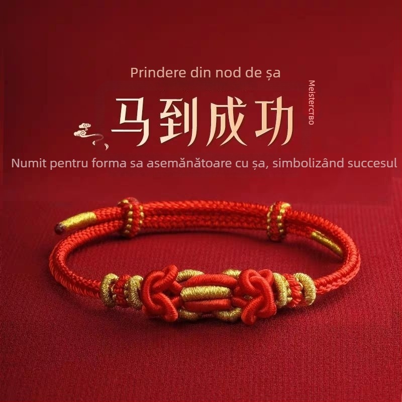 Brățară din cordon, țesută manual, stil etnic, unisex, lansare vară 2025